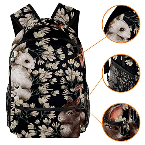Sac à dos d'école léger à motif paon pour garçons et filles - Multicolore