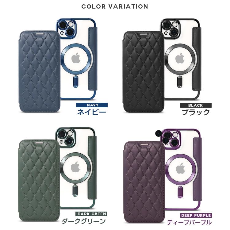 Amazon.co.jp: ZENIX DESIGN TECH iPhone14 用 ケース 手帳型 カメラ