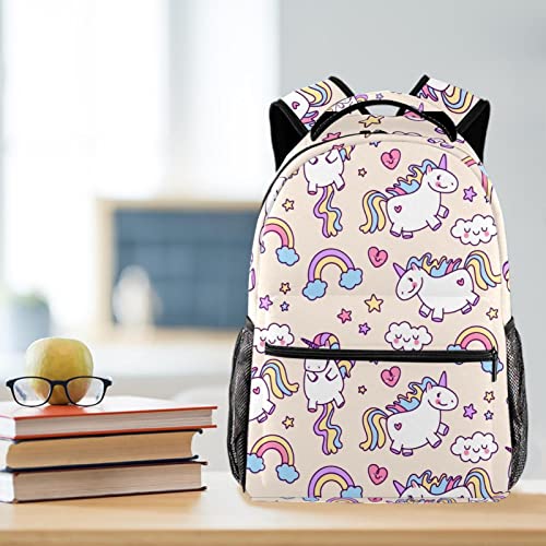 Sac à dos de voyage pour filles et garçons avec grand porte-bouteille