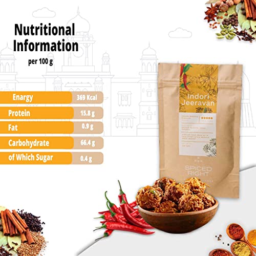 Image of Spiced Right Jeeravan Masala Indore 100gm - All Natural Indori Poha Masala, No Artificial Colouring or Flavouring, Authentic Jiravan Masala, Buknu Powder Kanpur