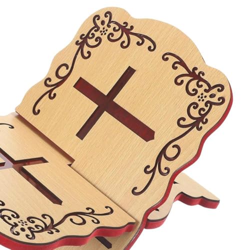 Soporte de madera para Corán con elegantes grabados artesanales 3