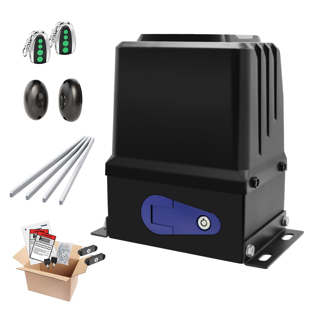 DIRETTO OP2 10.5° Amazon.com: Sliding Gate Opener Accessory Kit |Gear-Driven