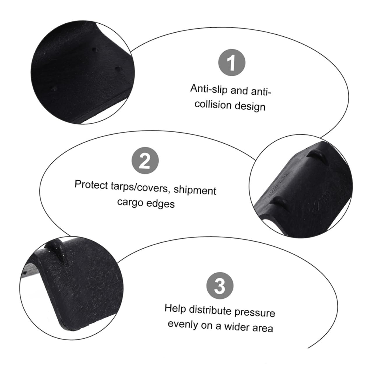 HAPINARY 100pcs Corner Protectors for Moving L-Shaped Plastic Packing Belt Corner Guards Moving Supplies