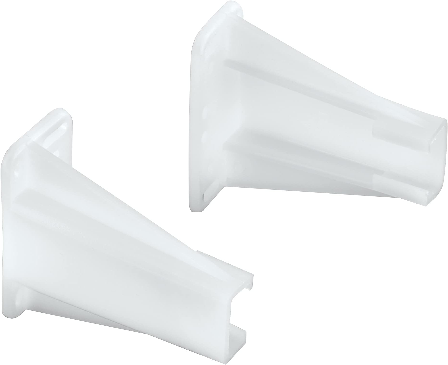 R 7240 Drawer Side Track Back Brackets, White
