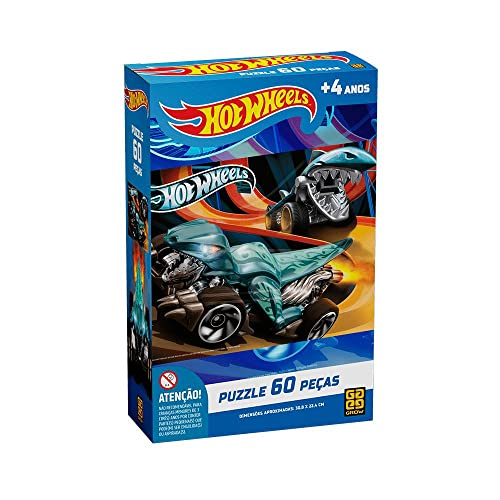 Quebra-cabeças Hot Wheels - 60 peças