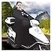 Copertura for gambe scooter, spazio sciolto Easy Installa, copertura calda antivento addensata for moto, mantenimento caldo di cotone scudo (Color : C)