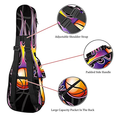 Housse pour ukulélé de sport avec rembourrage en éponge de 10 mm d’épaisseur 53,3 cm avec sangles réglables pour concert… - Les Beatles, Paul McCartney, John Lennon, RIngo Starr, George Harrison Housse pour ukulélé de sport avec rembourrage en éponge de 10 mm d'épaisseur 53,3 cm avec sangles réglables pour concert… – Image 4