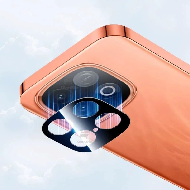 Image of Pack 1- Back Camera Glass Protector for iQOO Neo 10 5G [3D Premium] Camera Glass Protector (Black)