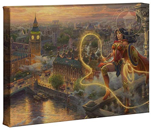 Thomas Kinkade Studios DC Wonder Woman - Lasso of Truth 10" x 14" Gallery Wrapped Canvas