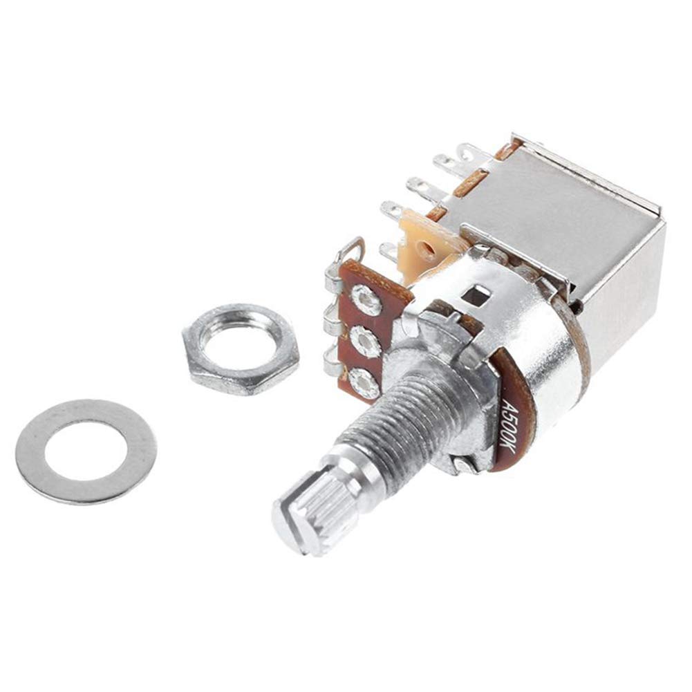 RuiJOTWAT 3x B500K Push Pull Guitar Control Tone/Volume Pot Potentiometer for Gibson Les Paul