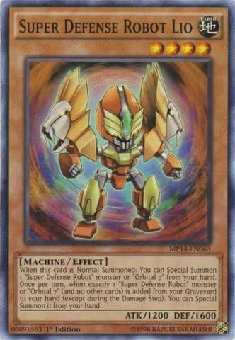 YU-GI-OH! - Super Defense Robot Lio (MP14-EN063) - Mega Pack 2014-1 Edición - Común