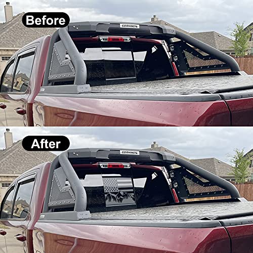 Image of Zhizhong Rear Middle Window American Flag Decals Fits Tacoma 2005-2015