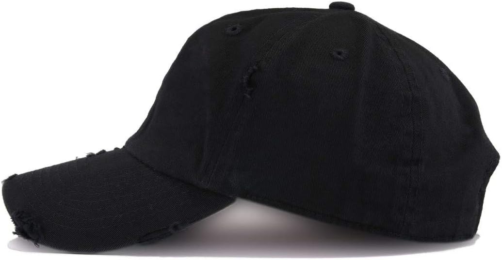 Cross Vintage Baseball Cap Embroidered Cotton Adjustable Distressed Dad Hat - Image 2