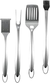 CALLARON Conjunto De Espátula De Aço Inoxidável Conjunto De Espátula De Churrasco Conjunto De Ferramentas De Churrasco Espátula De Churrasco Conjunto De Ferramentas De Churrasco De Aço