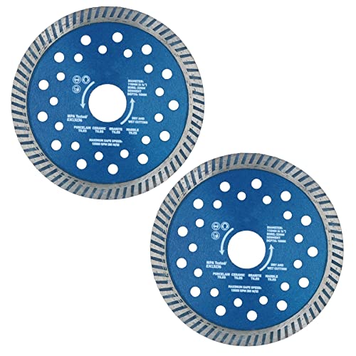 Disque de coupe turbo en porcelaine céramique sans éclats