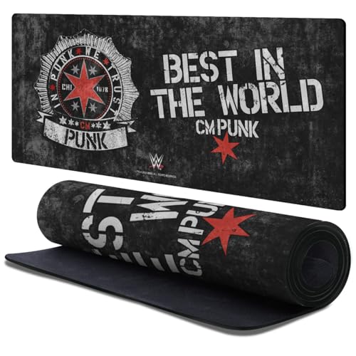 Tapis de souris XL WWE CM Punk grand format pour clavier pc