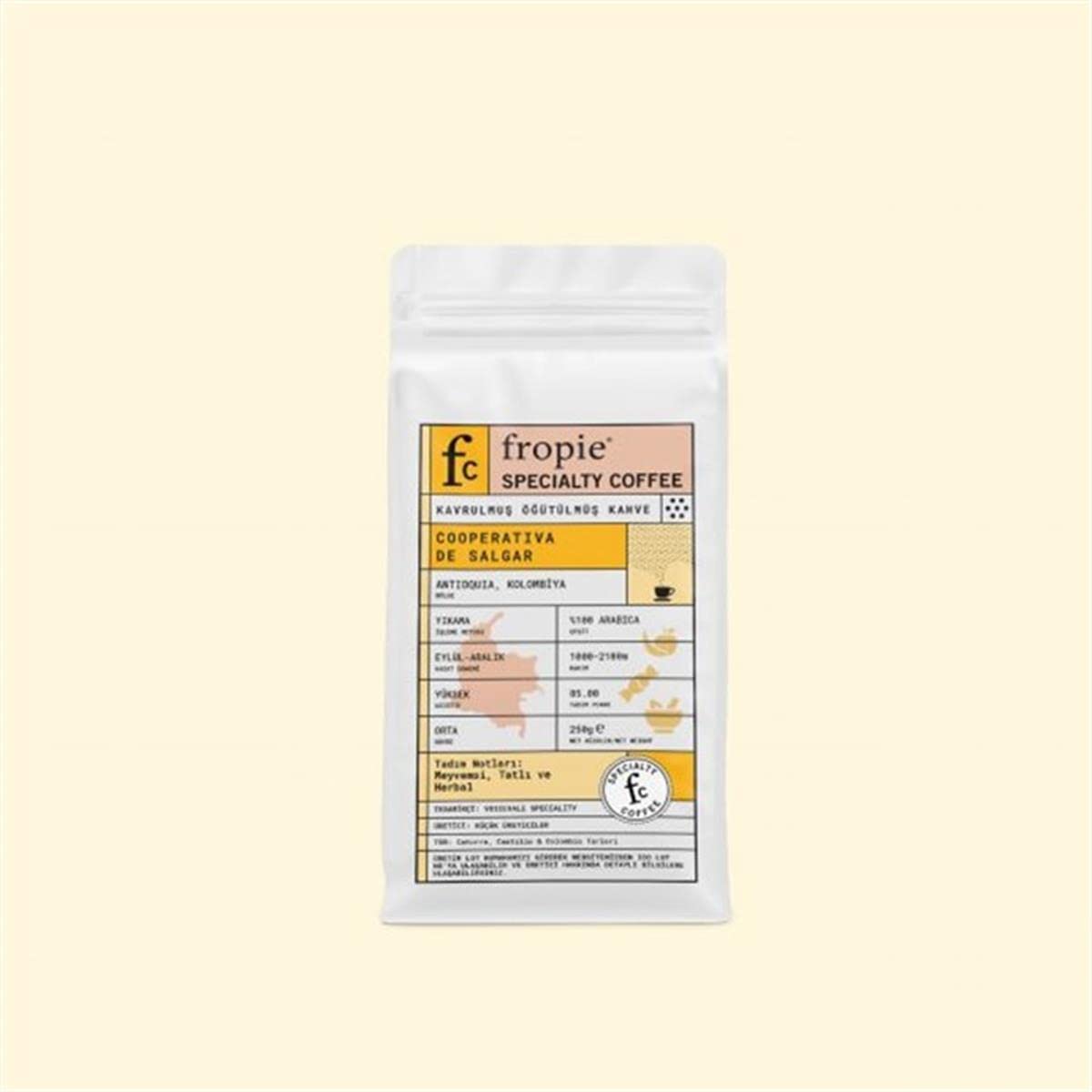 Fropie Kahve Kolombiya - Öğütülmüş 250 gr