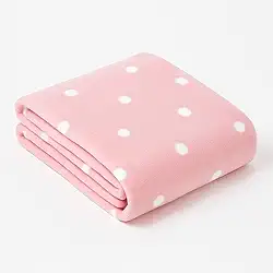 Manta Cobertor Em Microfibra Dyuri Mix 180x200cm Toque Aveludado Estampada Em Bolinhas Poa 1 Peça | ADMIRARE (ROSA)