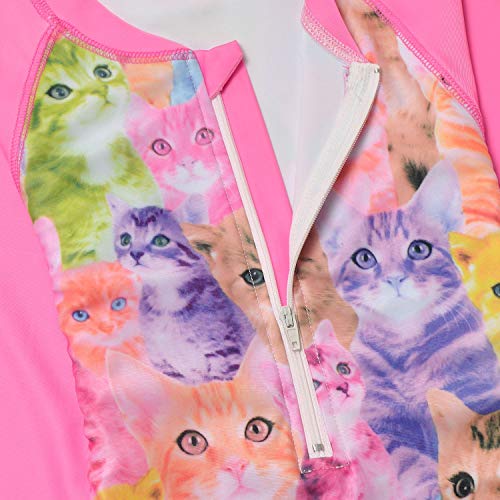 Jxstar Girls Rash Guard One Piece Mermaid/Unicorn Swimsuit Swimwear UPF 50+ UV4