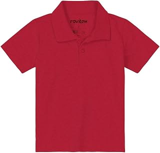 Camisa Polo Infantil Básica Masculina Rovitex Kids Vermelho 18