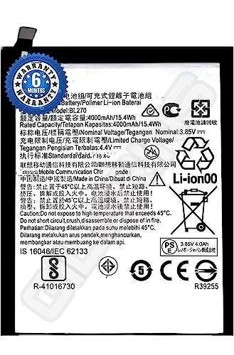 Image of Original BL270 Battery for Lenovo K8 Note K6 Note K6 Plus Battery with 6 Month Warranty****(P170)