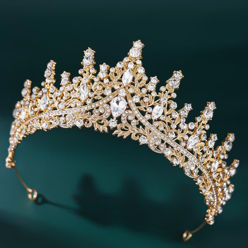 Tiaras and Crowns for women Bridal Jewelry Sets for Wedding Crystal Rhinestone Earrings Necklace Tiaras for Costume Prom Birthday Halloween Pageant Party2