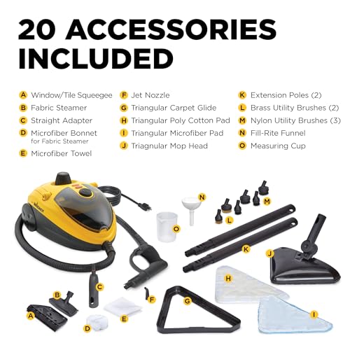 Image of Wagner Spraytech 925e Elite Multipurpose Steam Cleaner, 20 Accessories
