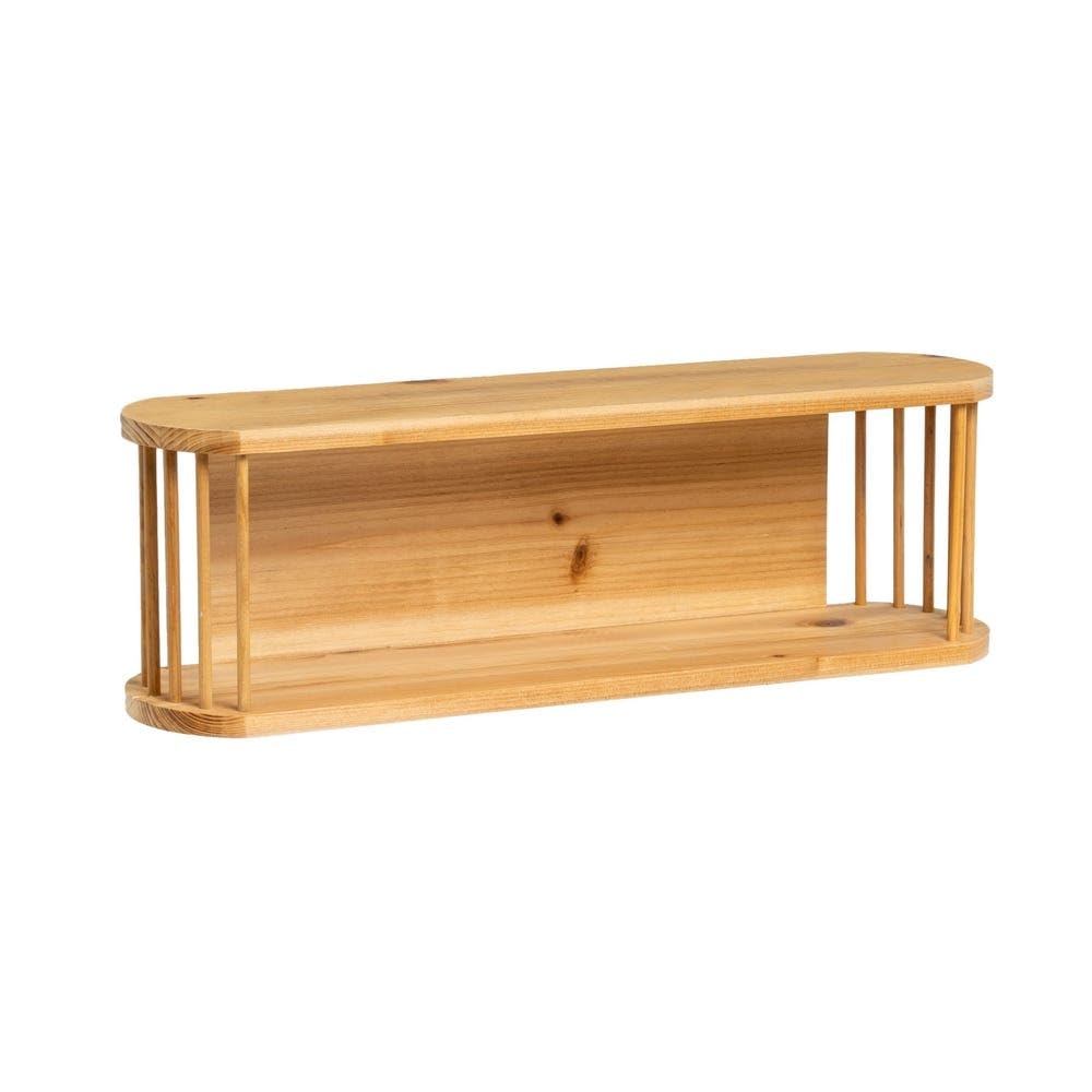 Étagère Alamo en MDF bois naturel bibliothèque de rangement