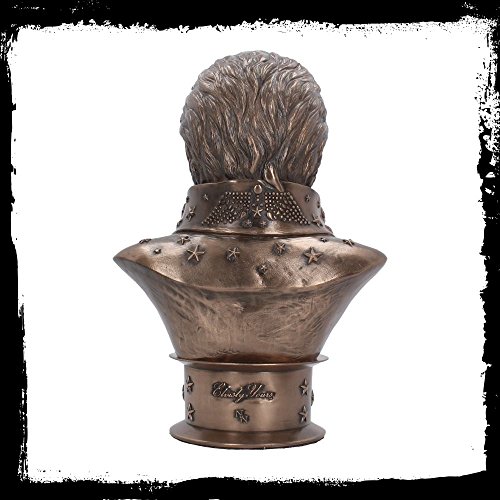 Busto Elvisly Yours de resina y bronce 33cm miniatura 4