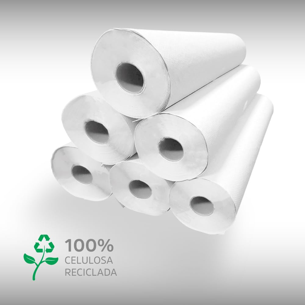 Rollo de papel camilla 58cmx62m ECO blanco 6 Rollos