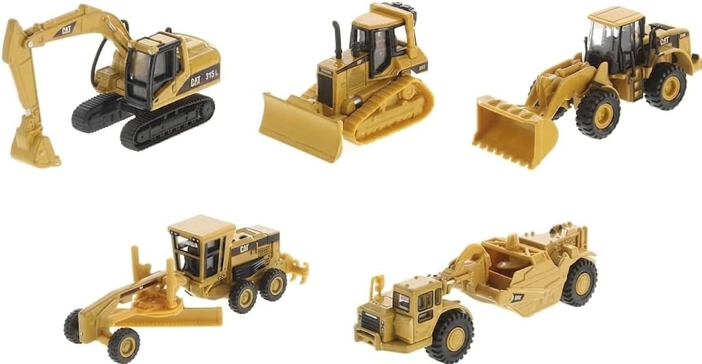 Diecast Masters Caterpillar Diecast Toy Replicas – 1:87 Scale Ca tModels Series II Assortment | Model 84404A