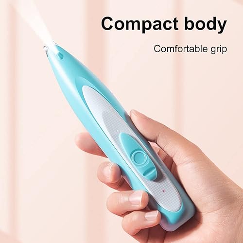 Miniatura 5 de DONGKER Recortadora de patas para mascotas, recortadora de pelo de perro de bajo ruido con luz LED para cara, ojos, orejas (no incluye el enchufe de