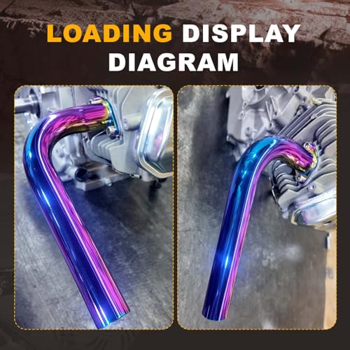 Image of 420cc Exhaust Header Pipe For Predator 420cc 301cc,For 8hp GX270,GX390 Mini Bike & Go Kart Parts