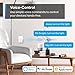TP-Link Tapo Apple HomeKit Smart Plug Mini, Compact Design, 15A/1800W Max, Super Easy Setup, Works with Siri, Alexa & Google Home, UL Certified, 2.4G Wi-Fi Only, White, Tapo P125(2-Pack)