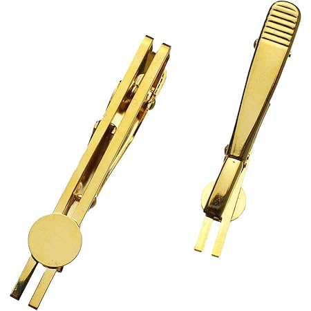 Amazon Co Jp ネクタイピン タイピン 板付き 円径9mm アクセサリー パーツ ゴールド 10個 ジュエリー
