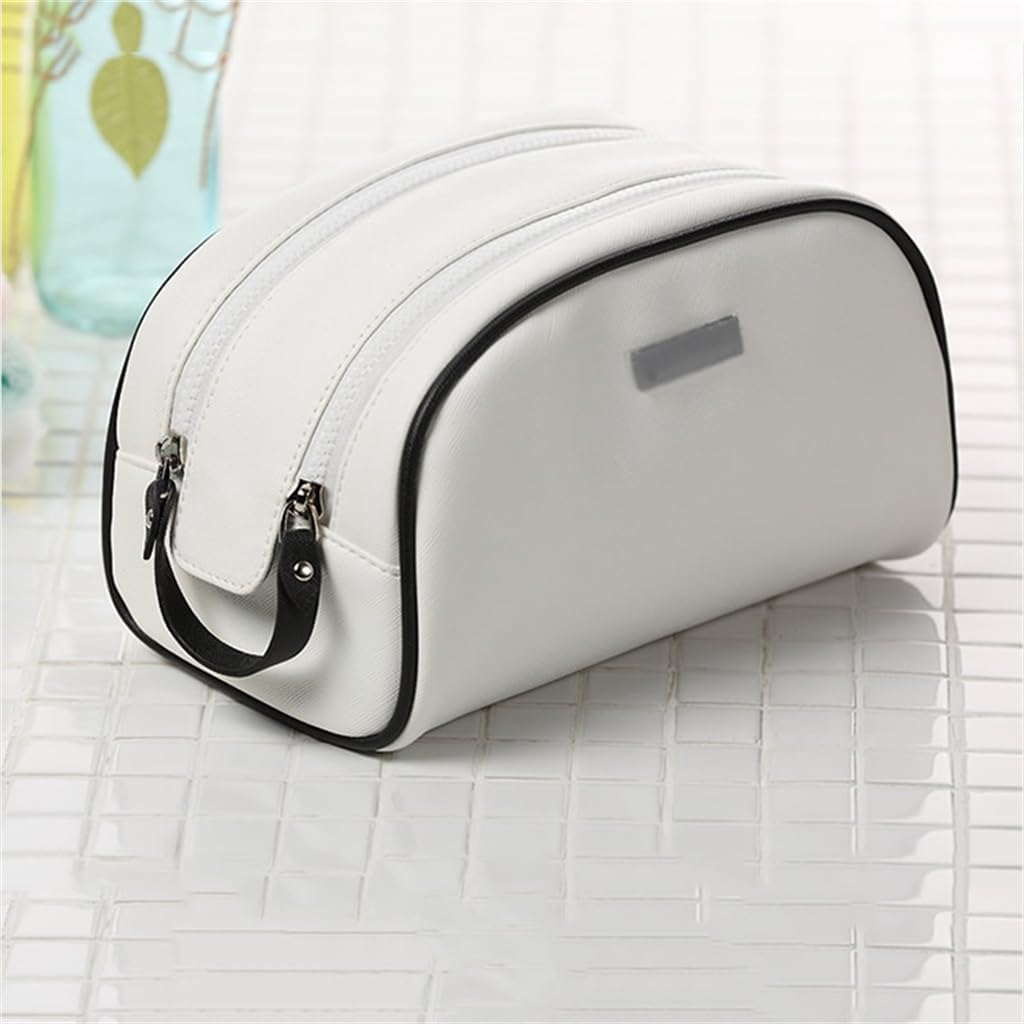 Business trip toiletries and bag Portable men's and makeup PU simple large capacity storage image 3