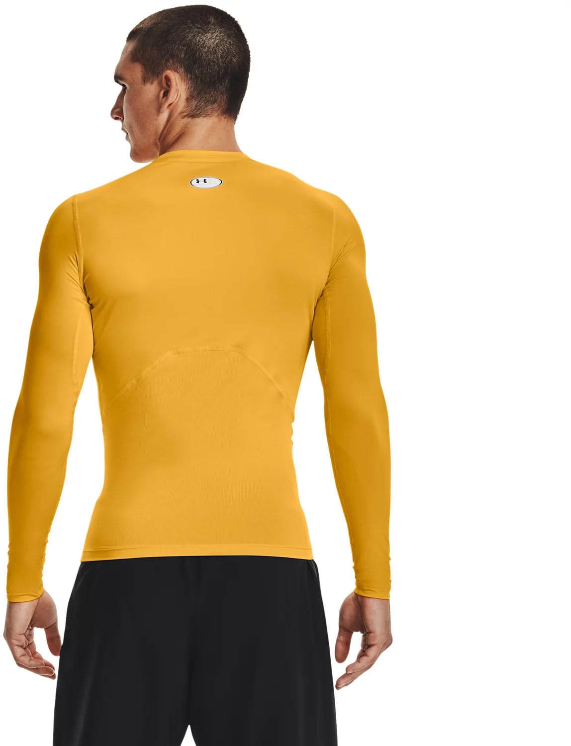 Under Armour Men's UA HG Armour Comp LS Long-Sleeve Sports Top, Breathable Long-Sleeved Top for Men (Pack of 1)