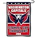 WinCraft Washington Capitals 2018 Stanley Cup Champions Double Sided Garden Flag