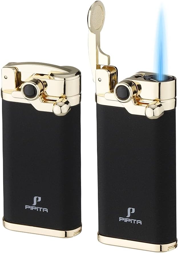 PIPITA Torch Lighter 2 Pack Single Jet Flame Refillable Butane Torch