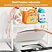 ULIFHOME U16 Upgraded Washer Dryer Stacking Rack for Narrow Laundry Room and Bathroom, Metal Over Washer and Dryer Storage Shelves for Saving Space, 29.5