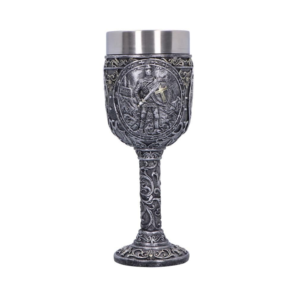 Cáliz de caballero Nemesis Now como regalo original para amantes de la cultura medieval