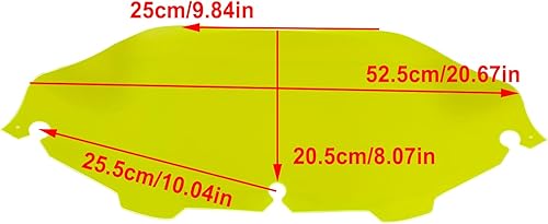 Miniatura 8 de Artudatech Parabrisas para Touring Road King Road Glide Street Glide 94-2013