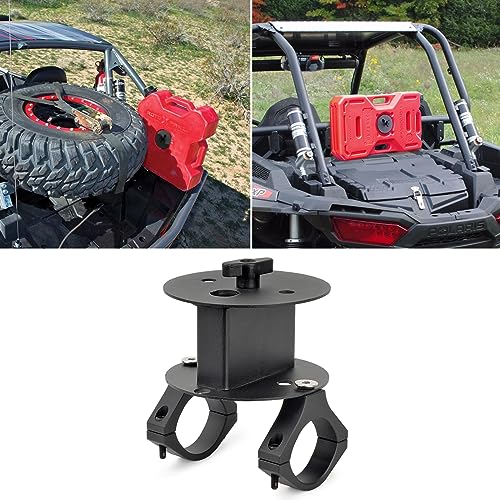 UTV ATV Metal Oil Can Mount, Oil Mounting Holder Oil Tank Cans Holder Compatible with Polaris RZR Pioneer Yamaha Can Am Maverick X3