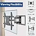 Mounting Dream Full Motion TV Wall Mount Bracket, Fits Most of 26-55 Inches LED, LCD and Plasma TV, Mount with Articulating Arm, 78 LBS Loading Capacity, Max 400 x 400mm VESA, MD2295-M