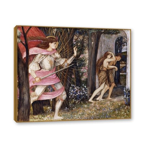 Tableau Religieux L'expulsion du jardin d'Eden pour Rénover un Mur Vide Salon Moderne