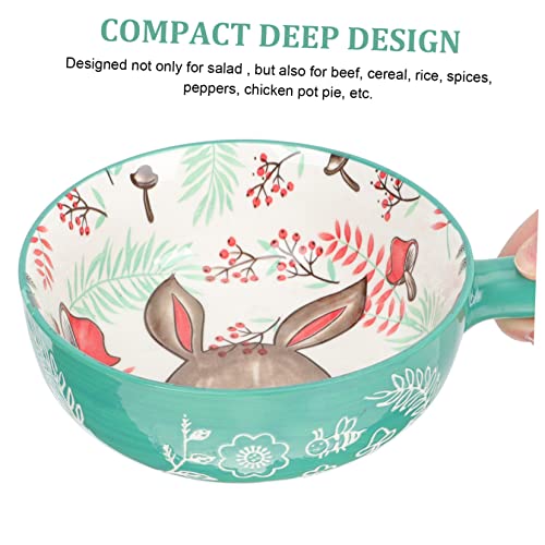 Amosfun 2 Pçs Tigela De Sopa De Cerâmica De Decoração Japonesa Alça Tigelas De Sopa Tigela De Impres