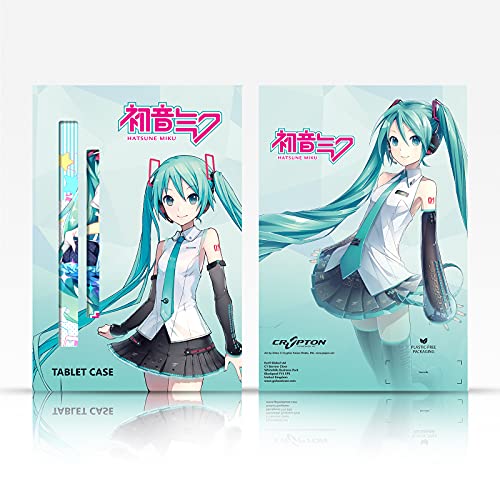 Hatsune Miku Kagamine Rin étui portefeuille cuir compatible avec iPad 9.7 2017 2018 - 6