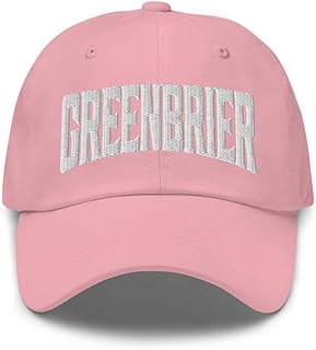 Greenbrier Baseball Cap Greenbrier Dad Hat Tennessee TN Hat Embroidered Souvenir