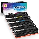 INK E-SALE HP 128A HP CE320A CE321A CE322A CE323A Canon 116 Toner Cartridge Replacement for use with HP Color Laserjet CP1525n CP1525nw CM1415fn CM1415fnw, Canon MF8080cw Printer, 5 Pack