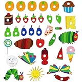 Ai fsem Very Hungry Caterpillar Felt Board Story Sets Preschool Learning Activities Toddler Storytelling Interactive Toys Flannel Board Felt Toys